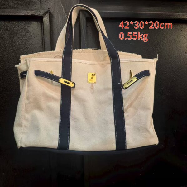 Boat Tote Canvas Boatkin Handbag Size 42*30*19cm
